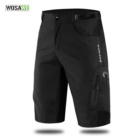 WOSAWE Men's MTB Shorts Outdoor Motocross Bike Short Pant Breathable Loose Fit For Running Bicycle Cycling  Shorts Ciclismo ► Photo 1/6