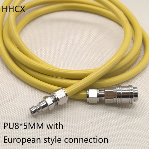5 10 15 20meters PU 8x5 MM Polyurethane Air Compressor Hose Tube Pneumatic Tool Trachea 8*5MM with MINI European style connector ► Photo 1/3