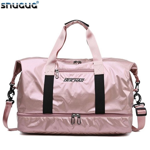 New Waterproof Travel Sports Bag Ladies Outdoor Sport Gym Bags Women Oxford Fitness Storage Tote For Shoe Men Training Bag 2022 ► Photo 1/6