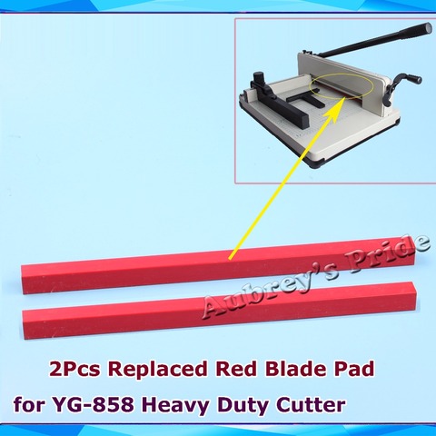 2PCS A4 A3 Size Replaced Blade Red Pad Tool for YG-858 Heavy Duty Stack Paper Ream Guillotine Cutter Hand Parts ► Photo 1/1