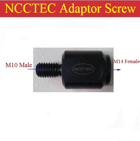 NCCTEC Adaptor adapter screw thread M14 female-M10 male Reducer for Angle hand-held Grinders polishers with M14 spindle ► Photo 1/3