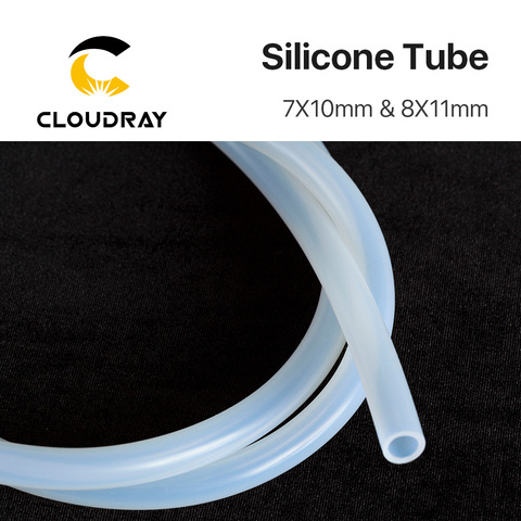 Silicone Tube 7x10mm 8x11mm Water Pipe Flexible Hose For Water Sensor & Water Pump & Water Chiller For CO2 Laser Cutting Machine ► Photo 1/4
