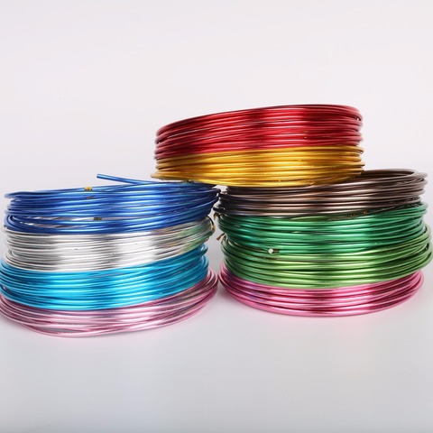 New Arrival different colors 5m 15gauge(1.5mm) Aluminum wire Soft Metal Floristry wire, for DIY Jewelry Findings & Craft Making ► Photo 1/6