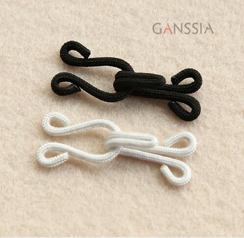 10pairs/lot DIY white and black color Large exquisite invisible button Hook and eye(SS-96-567) ► Photo 1/2