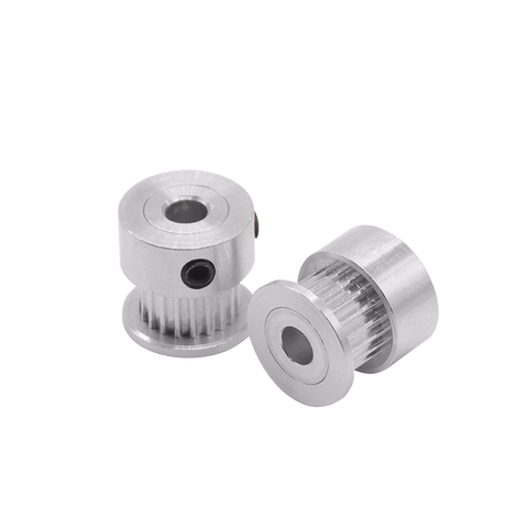 1pc GT2 alumium timing pulley 20teeth alumium bore 6.35mm fit for GT2 belt width 6mm for CNC 3D printer ► Photo 1/5