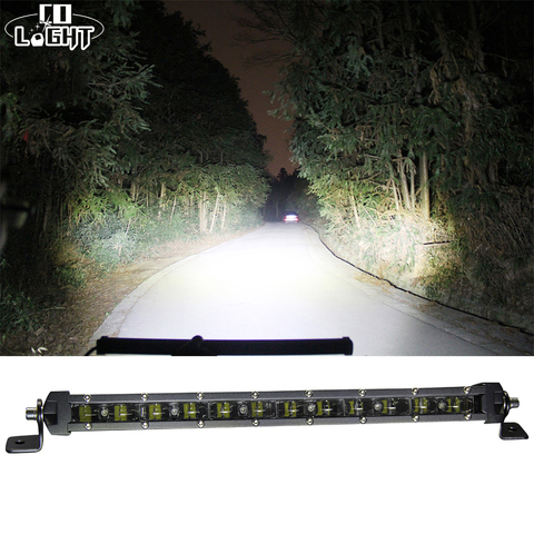 CO LIGHT 90W 20'' Led Bar Slim Offroad 6D 6000K Single Work Light Bar Combo for Barra Led Lada Niva 4x4 Truck SUV Car Styling ► Photo 1/6
