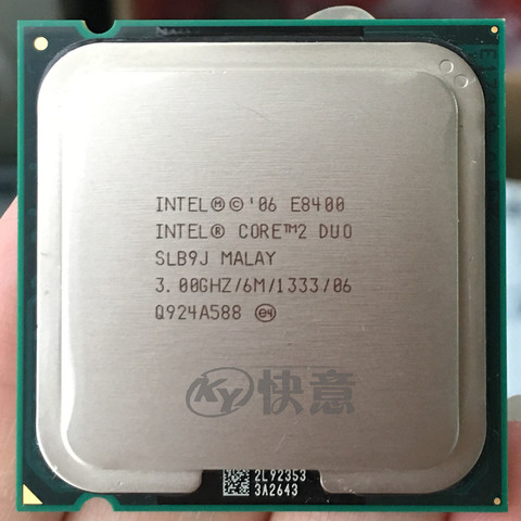 Intel Core 2 Duo E8400 Processor Dual-Core 3.0Ghz FSB 1333MHz Socket 775 CPU ► Photo 1/1