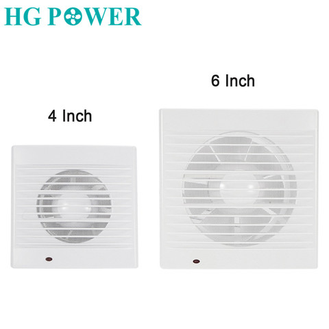 4-6''Home Exhaust Fan Ventilation Grill Air Vent Extractor for Cooker Hood Toilet Bathroom Wall Ceiling Ventilator Household ► Photo 1/6