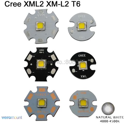 Cree XLamp XM-L2 XML2 T6 10W Neutral White 4500K High Power LED Light Emitter Bead for flashlight 16mm or 20mm Black / White PCB - Price history & Review | AliExpress Seller - Cree XLamp XM-L2 XML2 T6 10W Neutral White 4500K High Power LED Light Emitter Bead for flashlight 16mm or 20mm Black / White PCB - Price history & Review | AliExpress Seller -