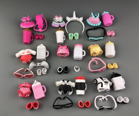 A set of original LOLs doll clothes, glasses, bottles, shoes accessories for LOLs accessories hot sale ► Photo 1/5