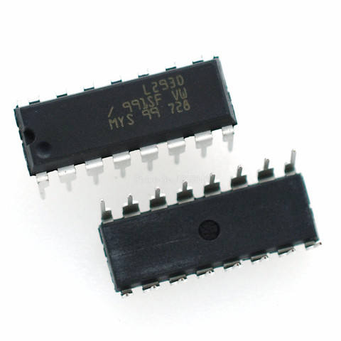 5PCS L293 L293D DIP DIP16 DIP-16 IC Motor Driver Drive Chip PAR PusH Pull 4 Four Channel Module IC Chips ► Photo 1/1