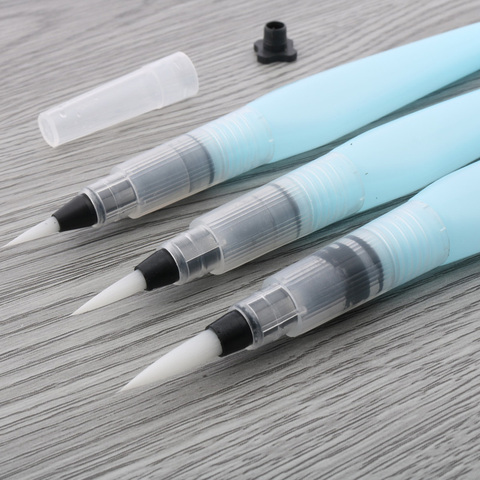 Soft Watercolor Refillable Paint Brushes  Water Brush Watercolor - Water  Color Brush - Aliexpress