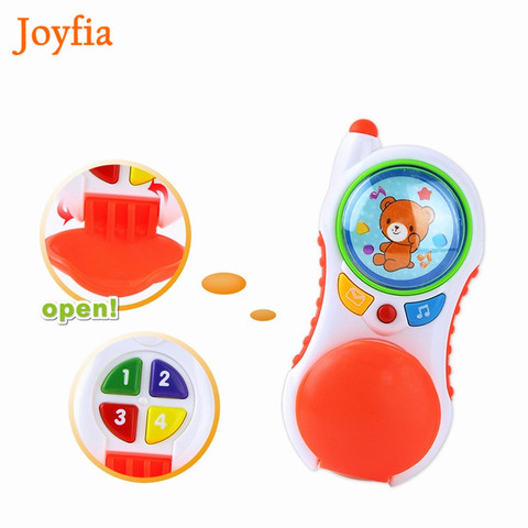 Electronic Toy Phone Kid Mobile Phone Cellphone Telephone Educational Learning Toys Musical & Flashing Light Baby Infant Toy # ► Photo 1/6
