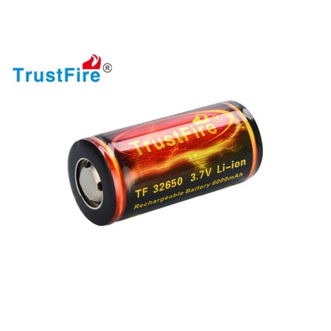 TrustFire 6000mah 3.7V 32650 Lithium Li ion Rechargeable Battery With PCB Protected for LED Flashlight ► Photo 1/6