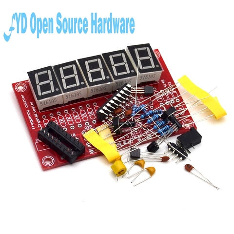 DIY Kits RF 1Hz-50MHz Crystal Oscillator Frequency Counter Meter Digital LED ► Photo 1/3