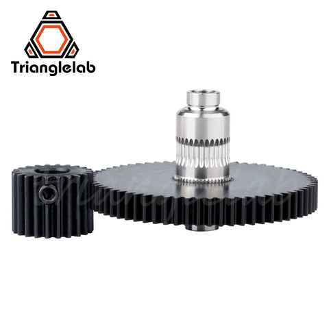 Trianglelab Stainless steel Precision-milled hobb Titan Gear& motor gear 1SET GEAR KIT for 3d printer reprap Titan Extruder ► Photo 1/3