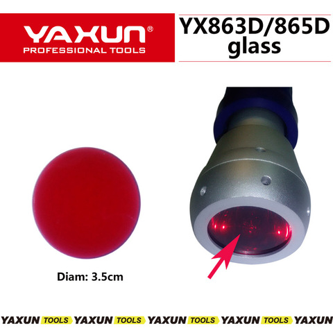 Diam 3.5cm Glass for YAXUN 865D/863D infrared station , IRDA Infrared BGA Rework station parts ► Photo 1/1