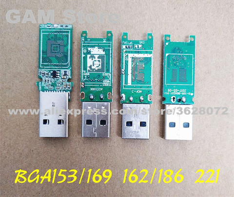 DIY U disk PCB USB3.0/2.0 eMMC BGA153 169 162 186 eMCP eMMC NS1081 Programmer Main Controller Chips Without Memory Flash Chip ► Photo 1/4