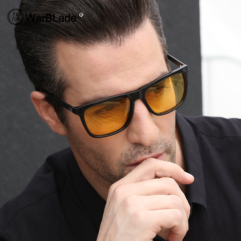 2022 New Yellow Lens sunglasses Women Men Night Vision Anti-Glare