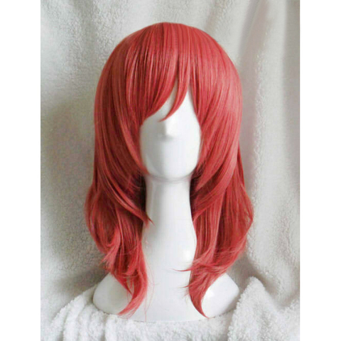 LoveLive! Love Live Maki Nishikino Short Red Heat Resistant Cosplay Costume Wig + Track + Cap ► Photo 1/1