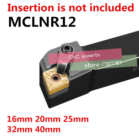 1PCS MCLNR1616H12 MCLNR2022K12 MCLNR2525M12 MCLNR3232P12 MCLNR2525M16 MCLNR3232P16/19 MCLNL CNC Lathe tool Holder ► Photo 1/1