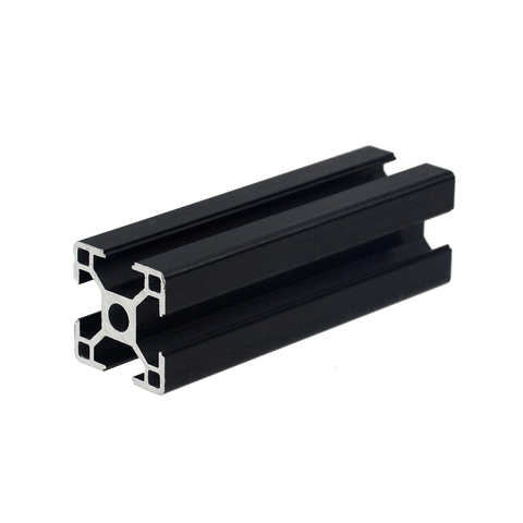 1PC BLACK 3030 European Standard Anodized Aluminum Profile Extrusion 100-800mm Length Linear Rail for CNC 3D Printer ► Photo 1/6