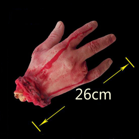 Broken Finger Hand Blood Horror Halloween Decoration Severed Bloody Limbs Hand Novelty Dead Broken Hand Gadgets ► Photo 1/1