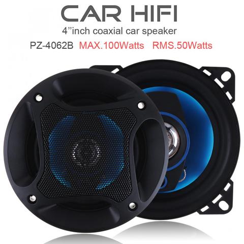 2pcs 4 Inch 3 Way 100W Car Coaxial Horn Auto Audio Music Stereo Full Range Frequency Hifi Speakers Non-destructive Installation ► Photo 1/6