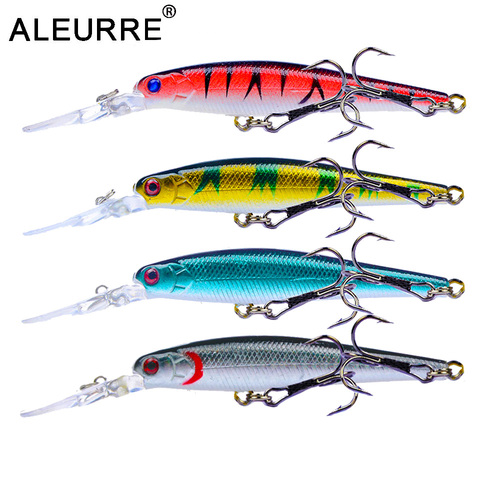 ALEURRE 1 PCS 12.5cm 14g japan Hard Bait Laser Minnow Fishing Lure Pesca Hook Fish Wobbler Crankbait Tackle Artificial Lures ► Photo 1/6