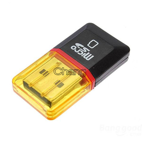 Hot Diamond USB 2.0 Hi-Speed Micro SD SDHC TF Card Reader Support 128MB-32GB ► Photo 1/6