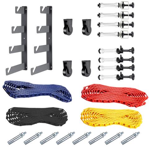 Neewer Photography 4 Roller Wall Mounting Manual Background Support System:(2)Four-fold hooks+(6)Expand bars+(4)Chains+(10)Clamp ► Photo 1/6