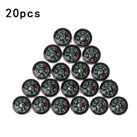 20Pcs 12mm Mini Small Pocket Button Survival Compasses For Hiking Camping Outdoor ► Photo 1/6