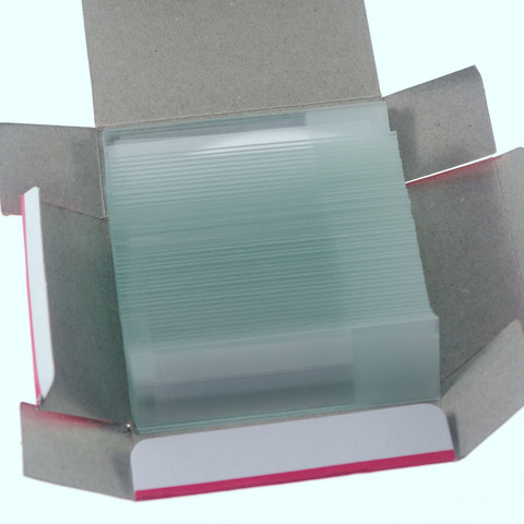microscope micro slides glass 25.4mmx76.2mm frosted each bid for 50pcs ► Photo 1/1