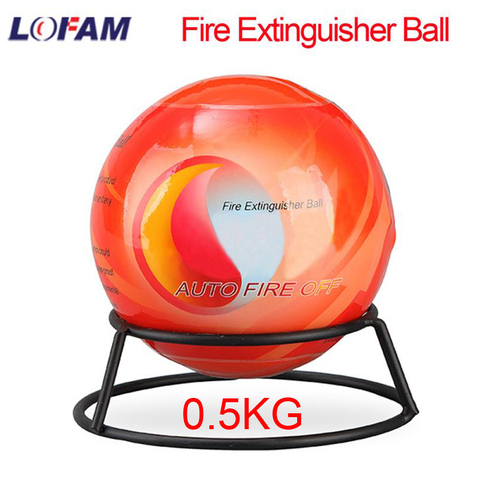 AFO Fire Ball Automatic Dry Powder Car Fire Extinguisher For Cars House Fire Suppression Device 0.5KG With Wall Mount Bracket ► Photo 1/6