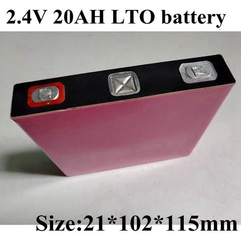 Lithium Titanate Battery 2.4V 20AH LTO Baterie for Diy 36V 48V Large Power Gas-electric Hybrid Vehicle Electric Car Motor Bus EV ► Photo 1/1