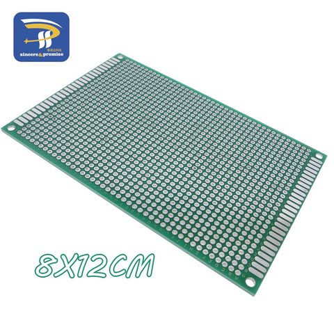 1PCS 8x12 cm PROTOTYPE PCB 2 layer 8*12cm panel Universal Board double side 2.54mm ► Photo 1/5