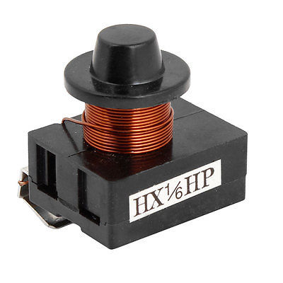 Black Housing 1/6HP Fridge Electromagnetic Starter Compressor PTC Relay ► Photo 1/1