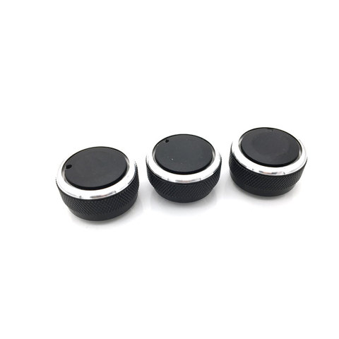 For Kia Rio 3pcs/set Air Conditioning Knob Aluminum Alloy AC Knob Heat Control Button Accessories ► Photo 1/6