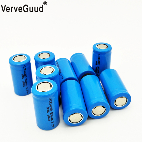 VerveGuud Original 900mAh 18350 ICR18350 Batteries 3.7V Li-ion Rechargeable Battery For Electronic Cigarette ► Photo 1/6
