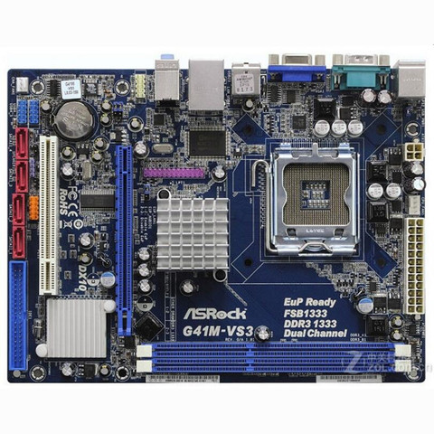 For ASRock G41M-VS3 Original Used Desktop Motherboard G41 LGA775 DDR3 8G SATA2 (Alternative GA-GA41MT-S2 -S2P S2PT D3) ► Photo 1/1
