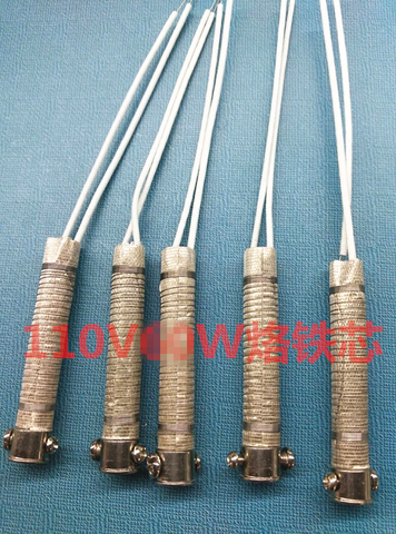 5pcs 110V Welder Electric Soldering Iron Wired Heat Element Core Replacement 30W 40W 60W or 30W shift to 60W 80W 100W 150W ► Photo 1/4