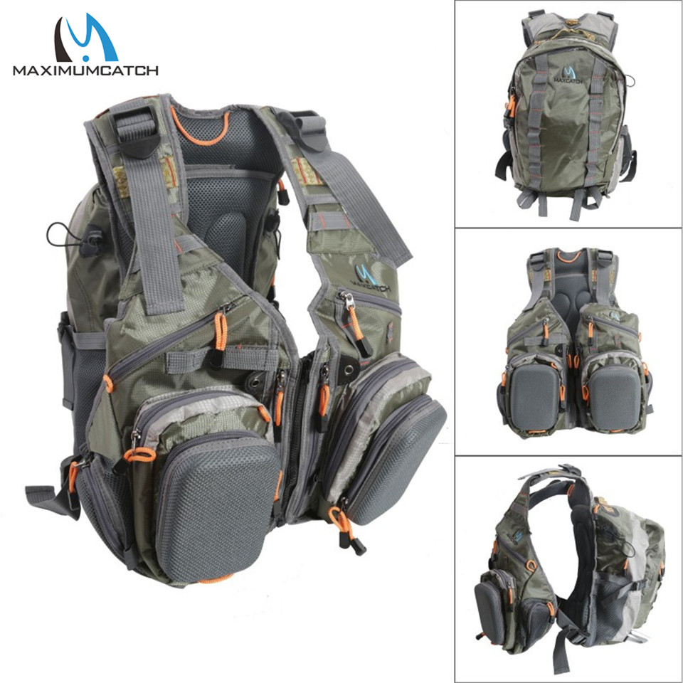 Maxcatch Fly Fishing Vest With Multifunction Pockets Size Adjustable  Fishing Backpack - Price history & Review, AliExpress Seller - MaxCatch  Outdoor