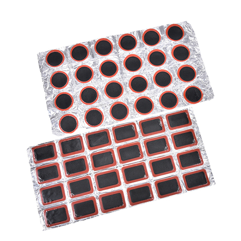 Bike Repair Kits 24Pcs/Set Cycling Puncture Patch Bicycle Motor Bike Tire Tyre Tube Rubber Puncture Patches ► Photo 1/6