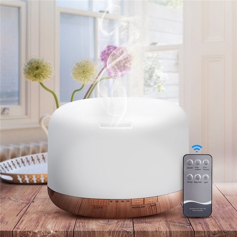 Air Humidifier Essential oil diffuser 300ML 500ML Ultrasonic Cool Mist Maker Fogger Humidifier LED Lamp Aroma Diffuser Electric ► Photo 1/6