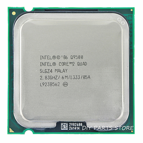 INTEL Core 2 Quad  Q9500 Socket LGA 775 CPU Processor 2.8Ghz/6M /1333GHz ► Photo 1/2