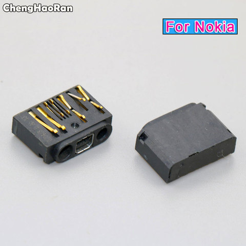 ChengHaoRan USB Charge Socket Charging Jack Connector Dock Port Plug For Nokia 1600 1110 2610 1110i 2630 6030 1112 1116 ► Photo 1/3