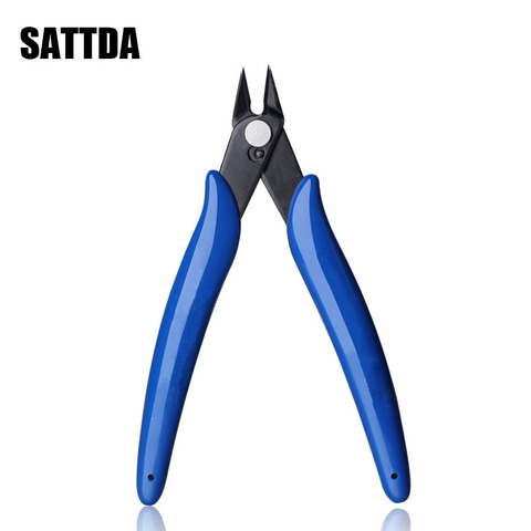 US PLATO 170 DIY Electronic Diagonal Clamp Pliers Side Cutting Nippers Wire Cutter Scissors Models Grinding Tools ► Photo 1/6