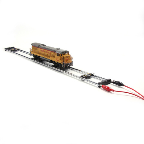 HP1387 1 lot Model Railway HO Scale 1:87 E-Z Riders Standard Track Roller Test Stand with 6 Trolleys Model Trains ► Photo 1/1