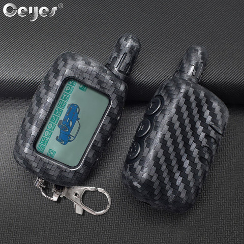 Ceyes Car Styling Accessories Protection Key Covers Case For Starline A6 A9 A8 Two Way Car Alarm LCD Remote Controller keychain ► Photo 1/6