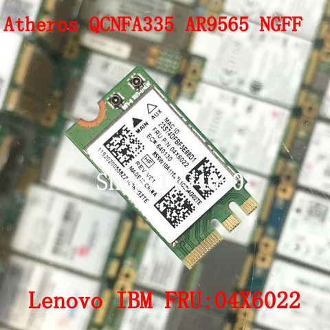 Atheros QCNFA335 WLAN Wifi Bluetooth4.0 NGFF Wireless Card for Lenovo G40-30 45 70 B50 V1000 FRU:04X6022 WLAN ► Photo 1/3